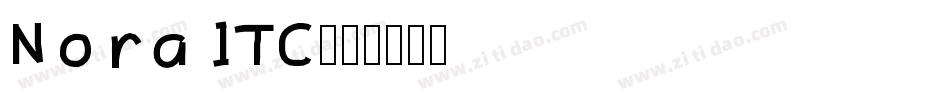 Nora ITC字体转换